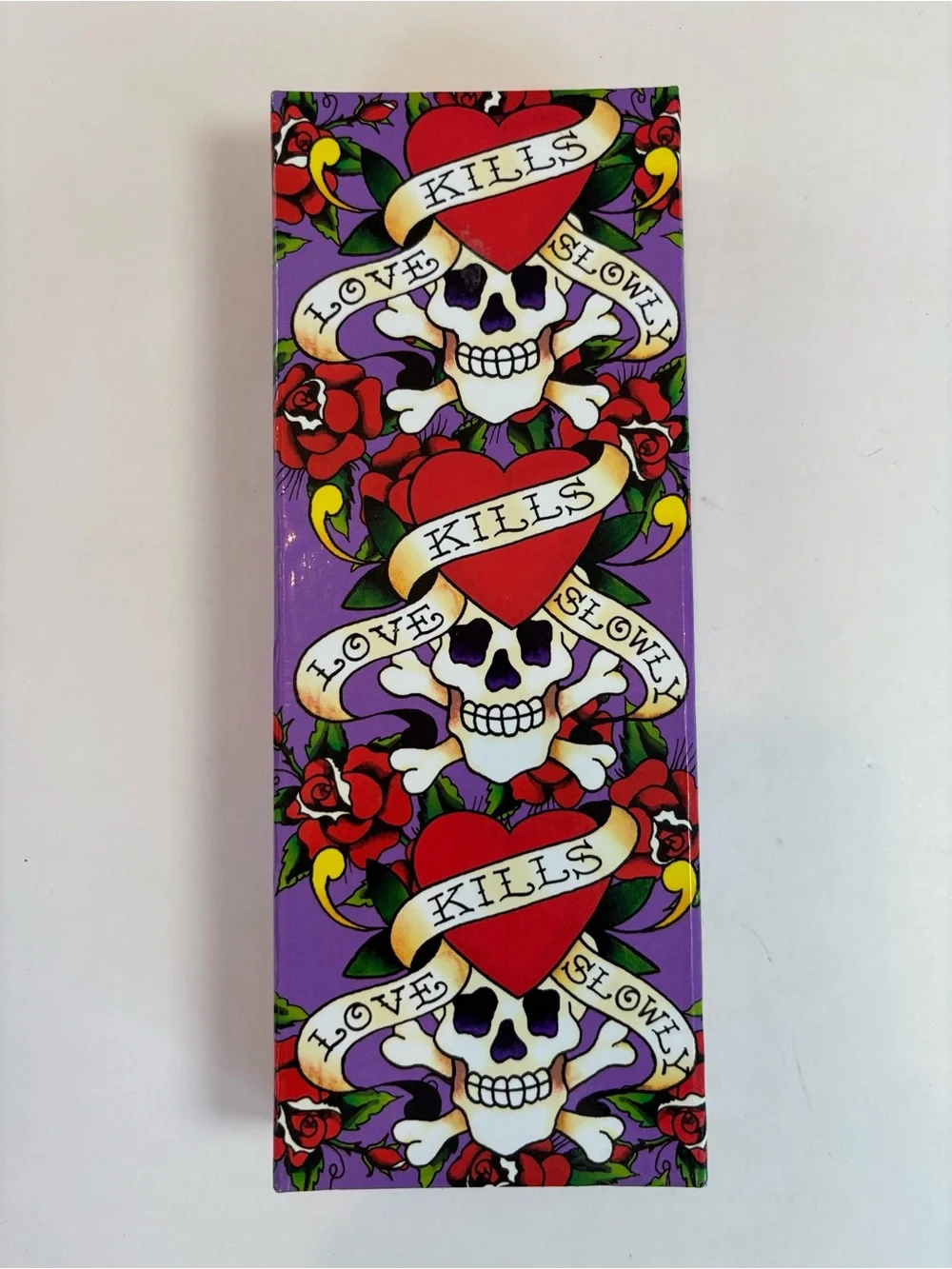 Ed Hardy Magnetic Pencil Box Set of 2 Lisa Frank Storage Cases